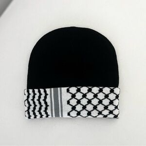 SOLD • Keffiyeh Beanie in Size OS